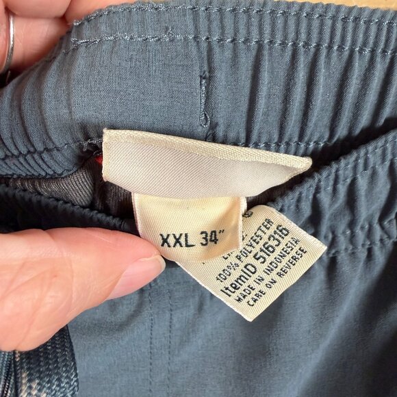 L.L.Bean Multisport Lined Pants Mens Size XXL Blue Performance Hiking Athletic - Picture 9 of 11